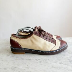 PF Flyers The Ringside vintage style sneakers brown‎ cream men's size 11